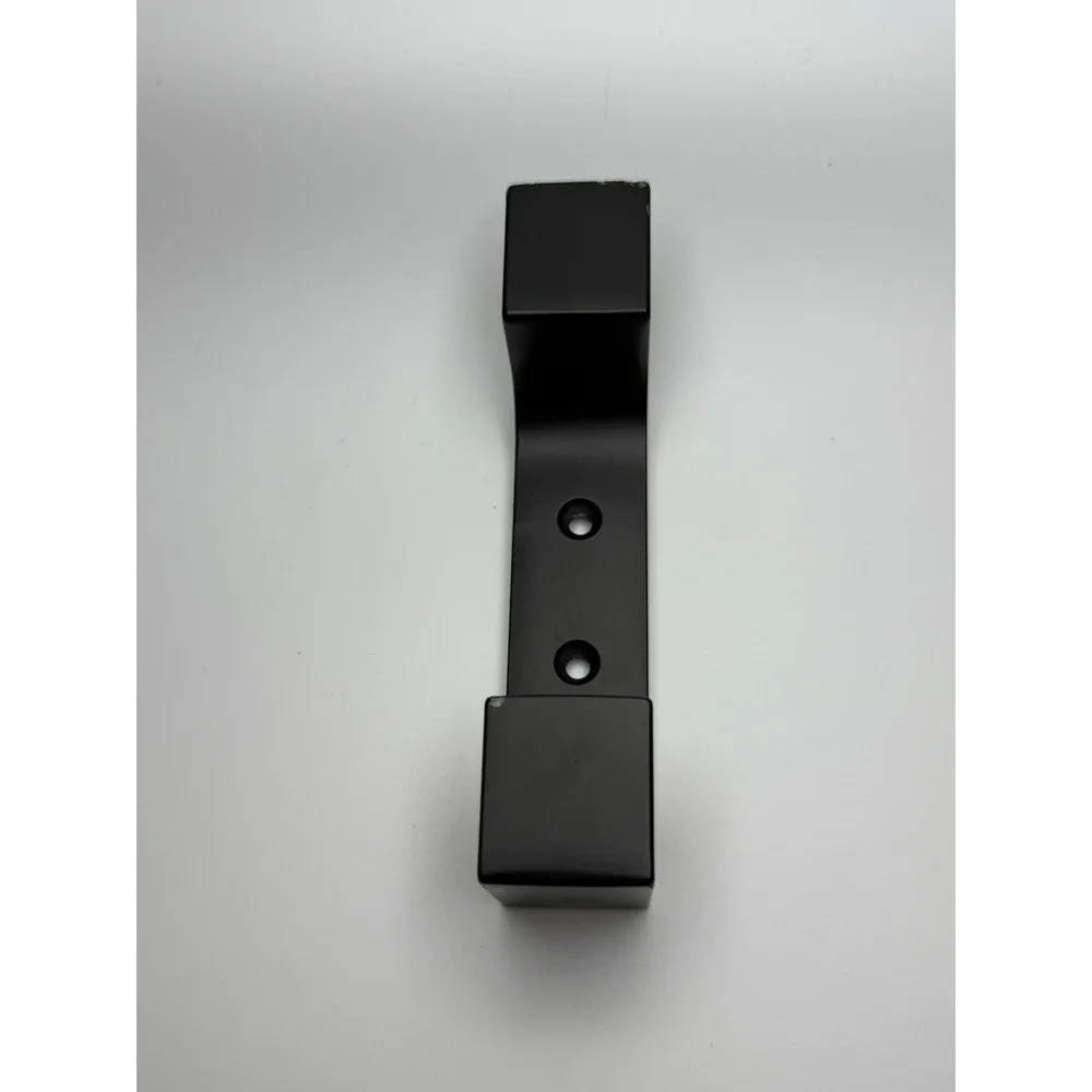 NWT‎ Black Metal Hooks Set of 6 Wall Mount Coat Hooks Heavy Duty